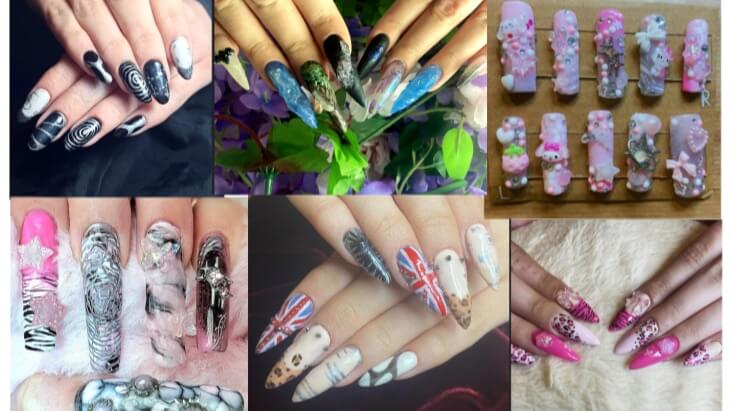 Butterfly soup nails