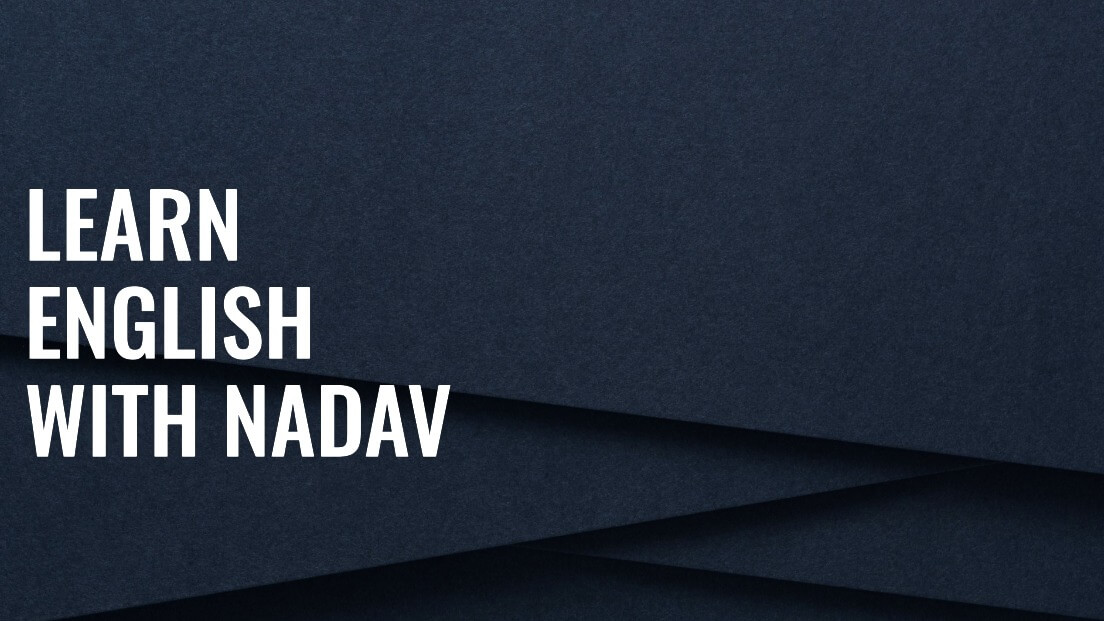 Learn English With Nadav