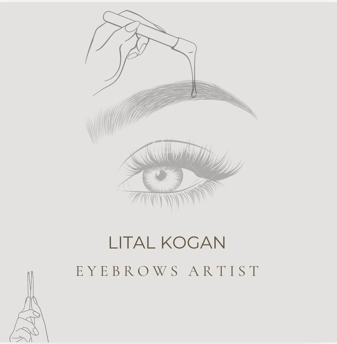 Lital kogan eyebrows artist | lee